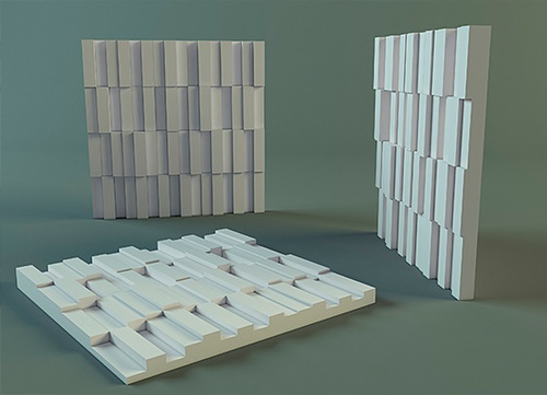 3Д панели для стен, C215, 600х600