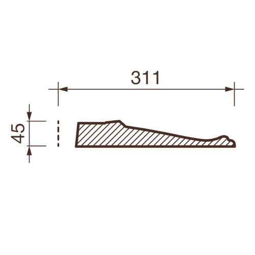 Розетка Р059, 622 мм