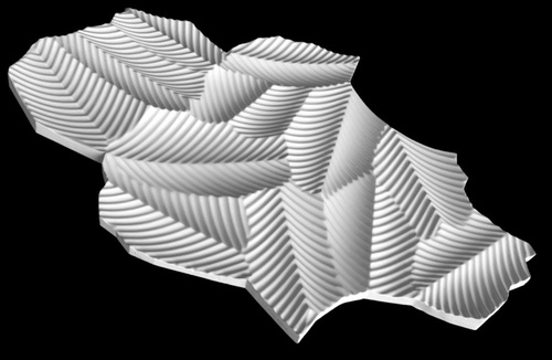 3D панель гипсовая Gr004, 61*83 см