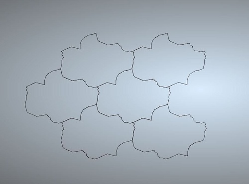 3D панель гипсовая Gr004, 61*83 см