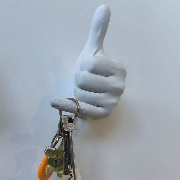 Сувенир-рука, вешалка для ключей на стену, левая