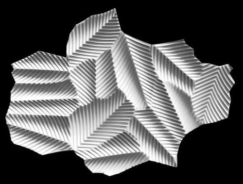 3D панель гипсовая Gr004, 61*83 см